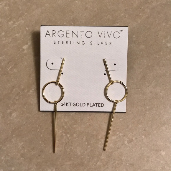 14KT Gold Plated Earrings - Picture 6 of 6